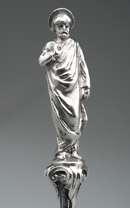 Arts & Crafts Silver Apostle Serving Spoon - Frederick Courthope